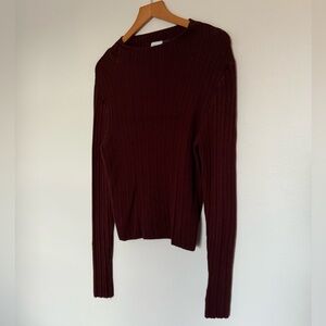 23. BDG Urban Outfitters Ribbed Sweater with Back Cutout